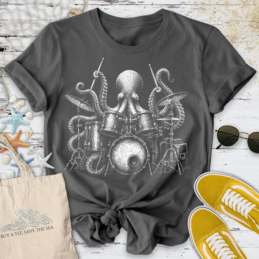 Octopus Rock Drummer T-Shirt