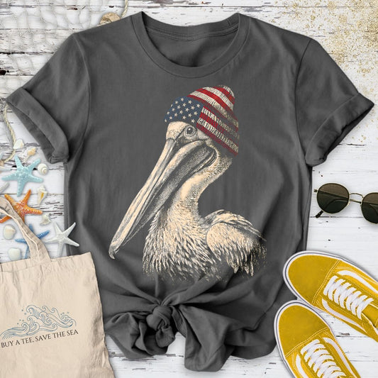 Winter Pelican USA T-Shirt