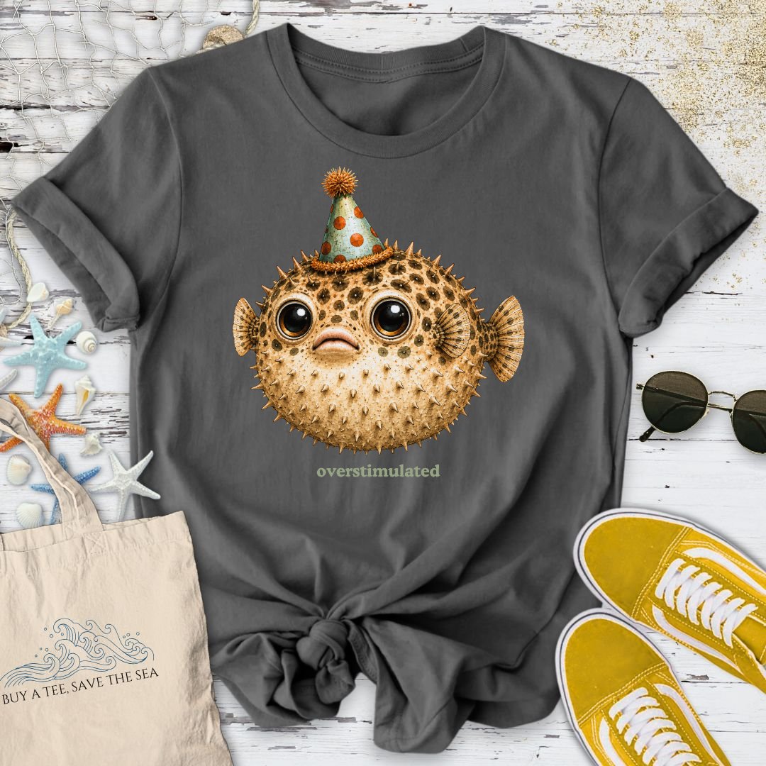 Overstimulated Pufferfish T-Shirt