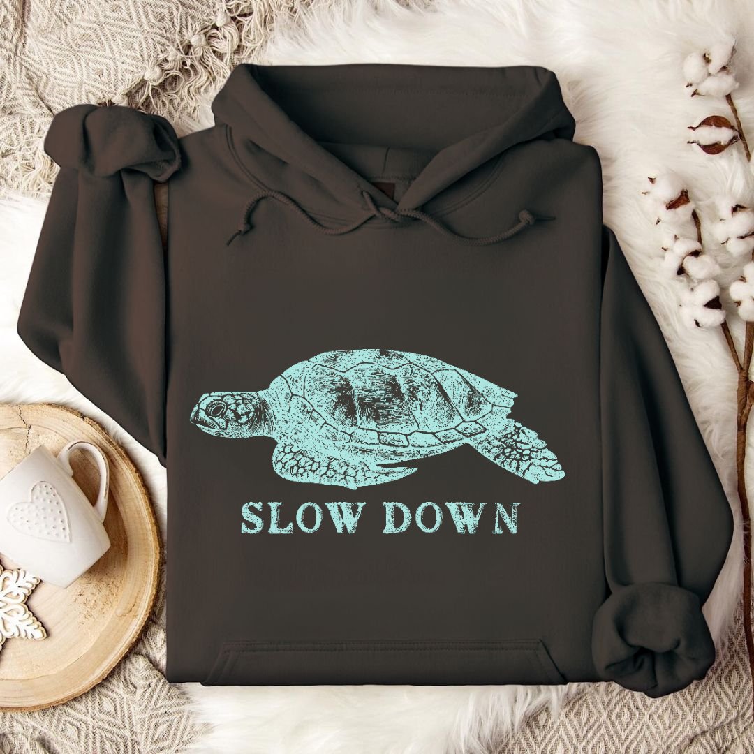Slow Down Turtle Hoodie