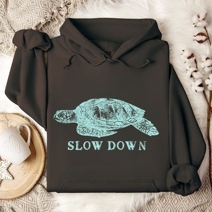 Slow Down Turtle Hoodie