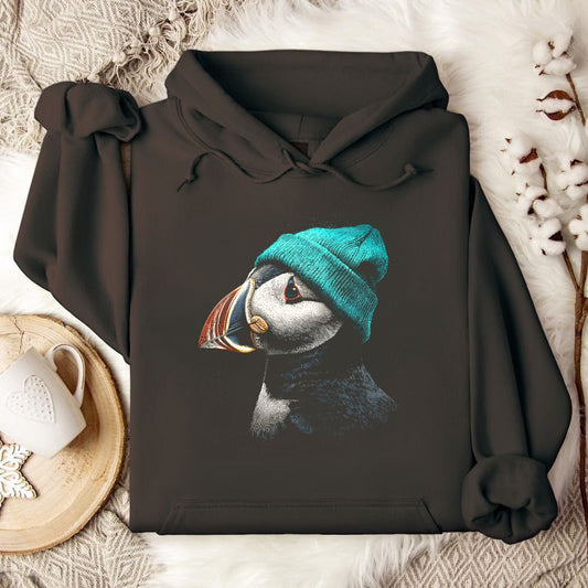 Winter Puffin Hoodie
