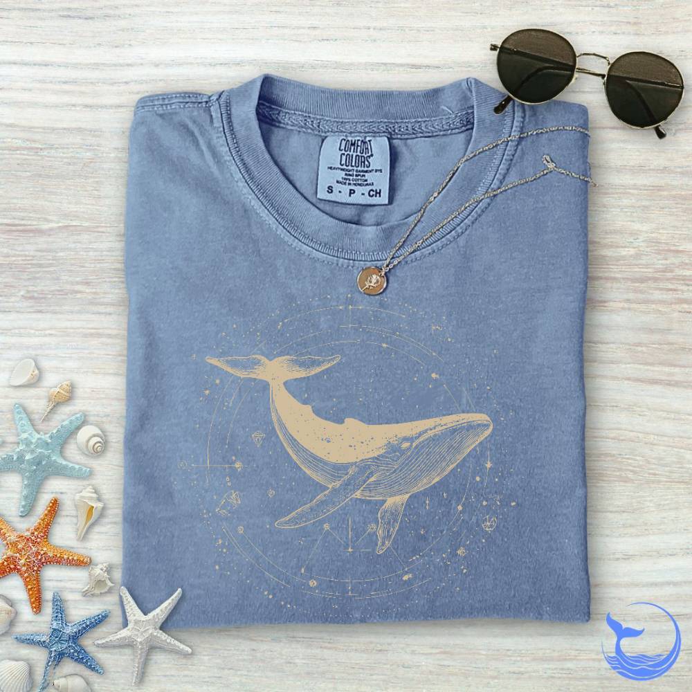 Cosmic Whale Comfort Colors T-Shirt