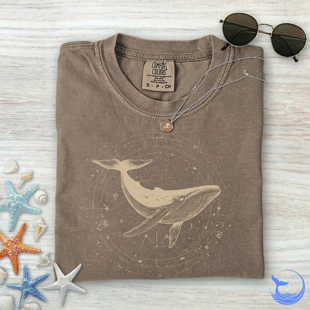 Cosmic Whale Comfort Colors T-Shirt