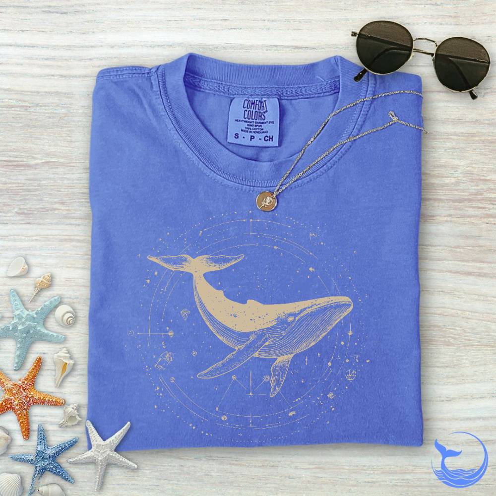 Cosmic Whale Comfort Colors T-Shirt