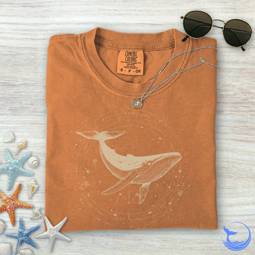 Cosmic Whale Comfort Colors T-Shirt