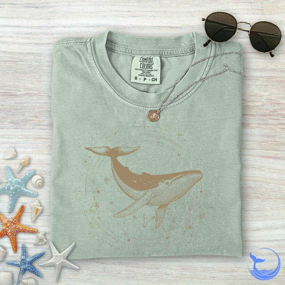 Cosmic Whale Comfort Colors T-Shirt