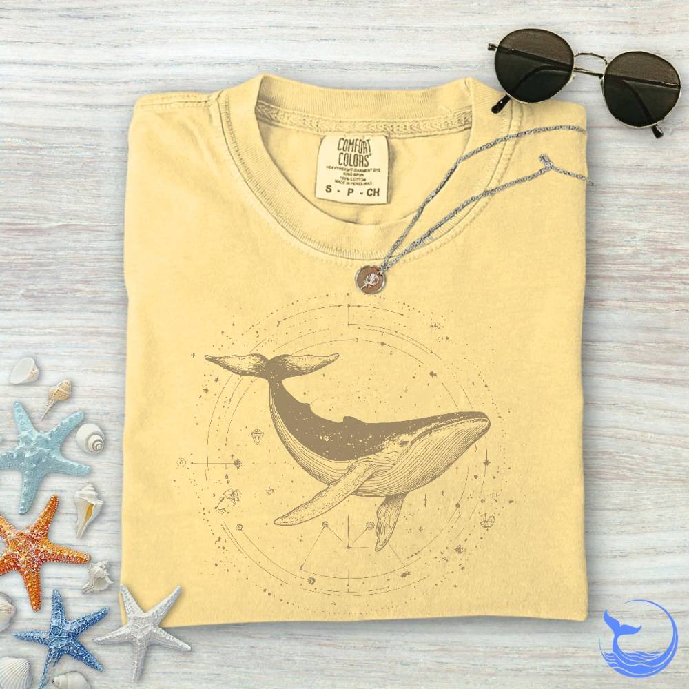 Cosmic Whale Comfort Colors T-Shirt