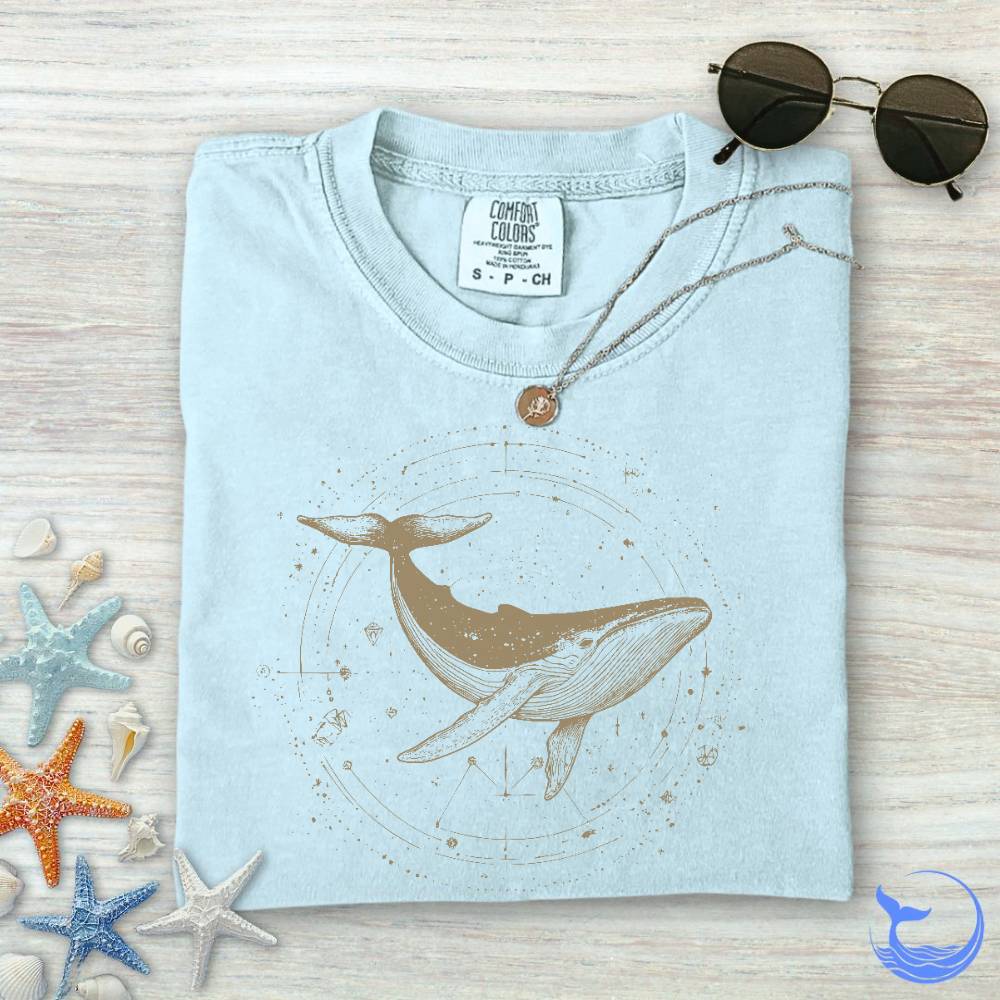 Cosmic Whale Comfort Colors T-Shirt