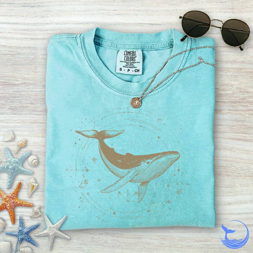 Cosmic Whale Comfort Colors T-Shirt