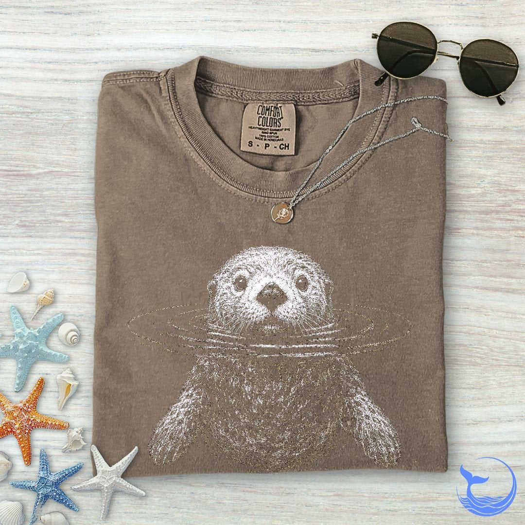 Curious Otter Comfort Colors T-Shirt