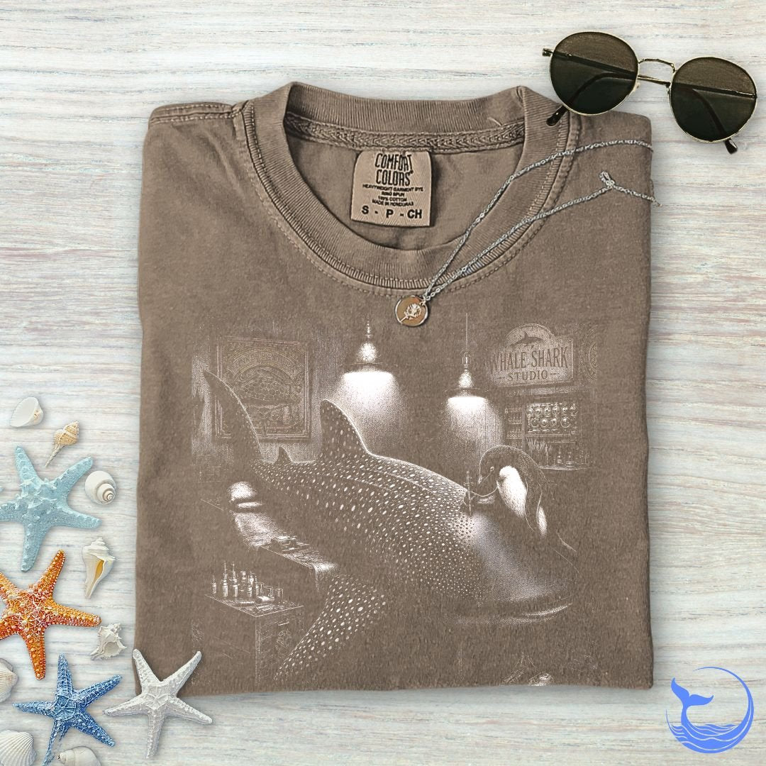 Whale Shark Tattoo Comfort Colors T-Shirt