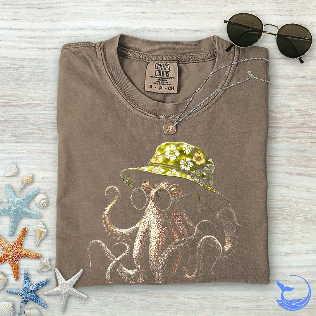 Summer Octopus Comfort Colors T-Shirt