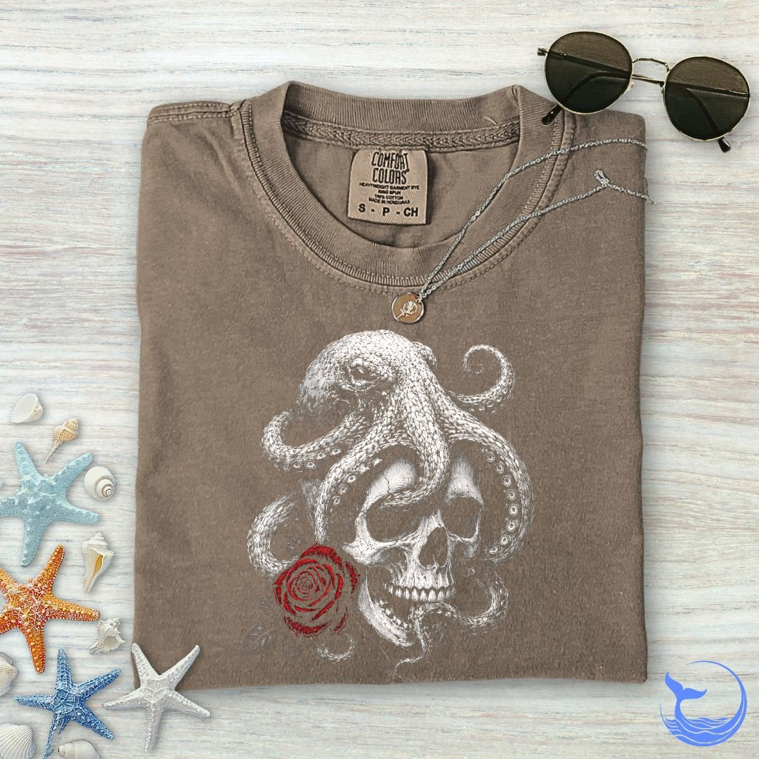 The Last Rose, Octopus Comfort Colors T-Shirt