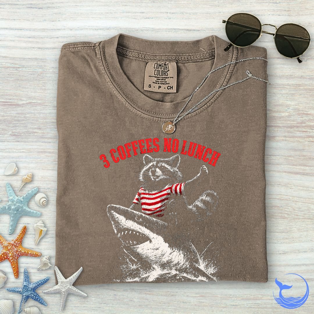 3 Coffees, No lunch Comfort Colors T-Shirt