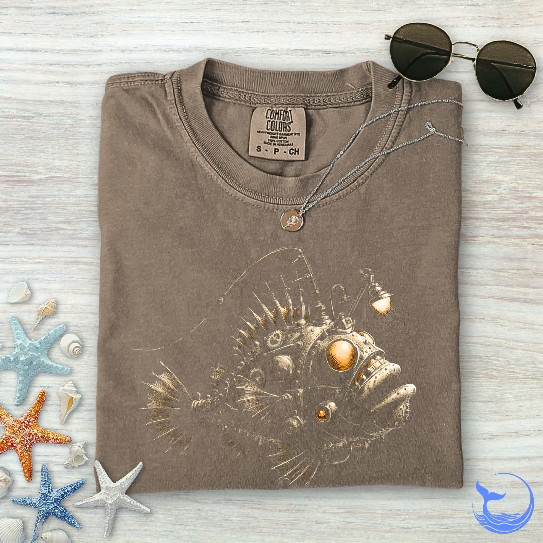 Steampunk Anglerfish Comfort Colors T-Shirt