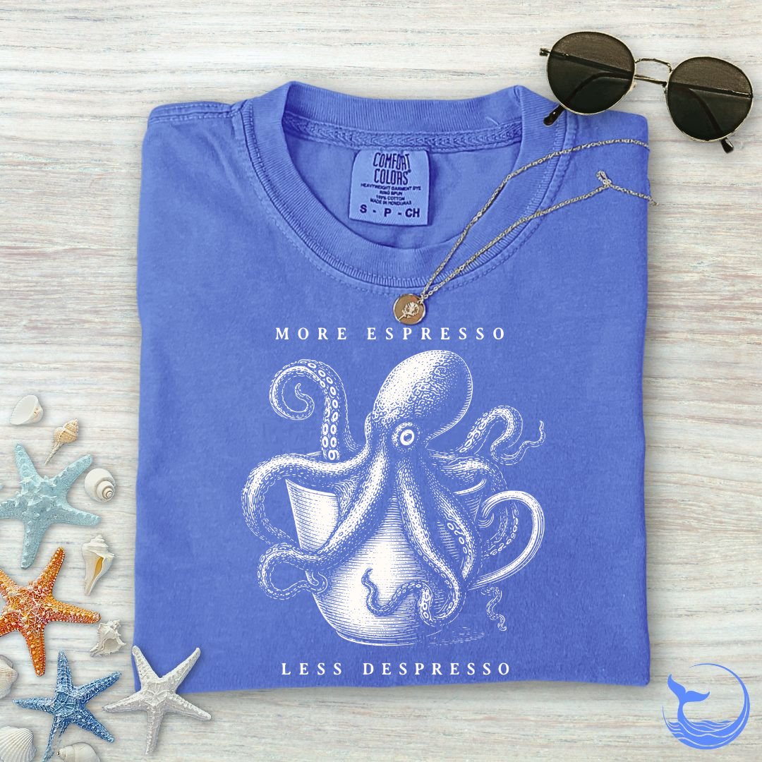 Espresso Octopus Comfort Colors T-Shirt