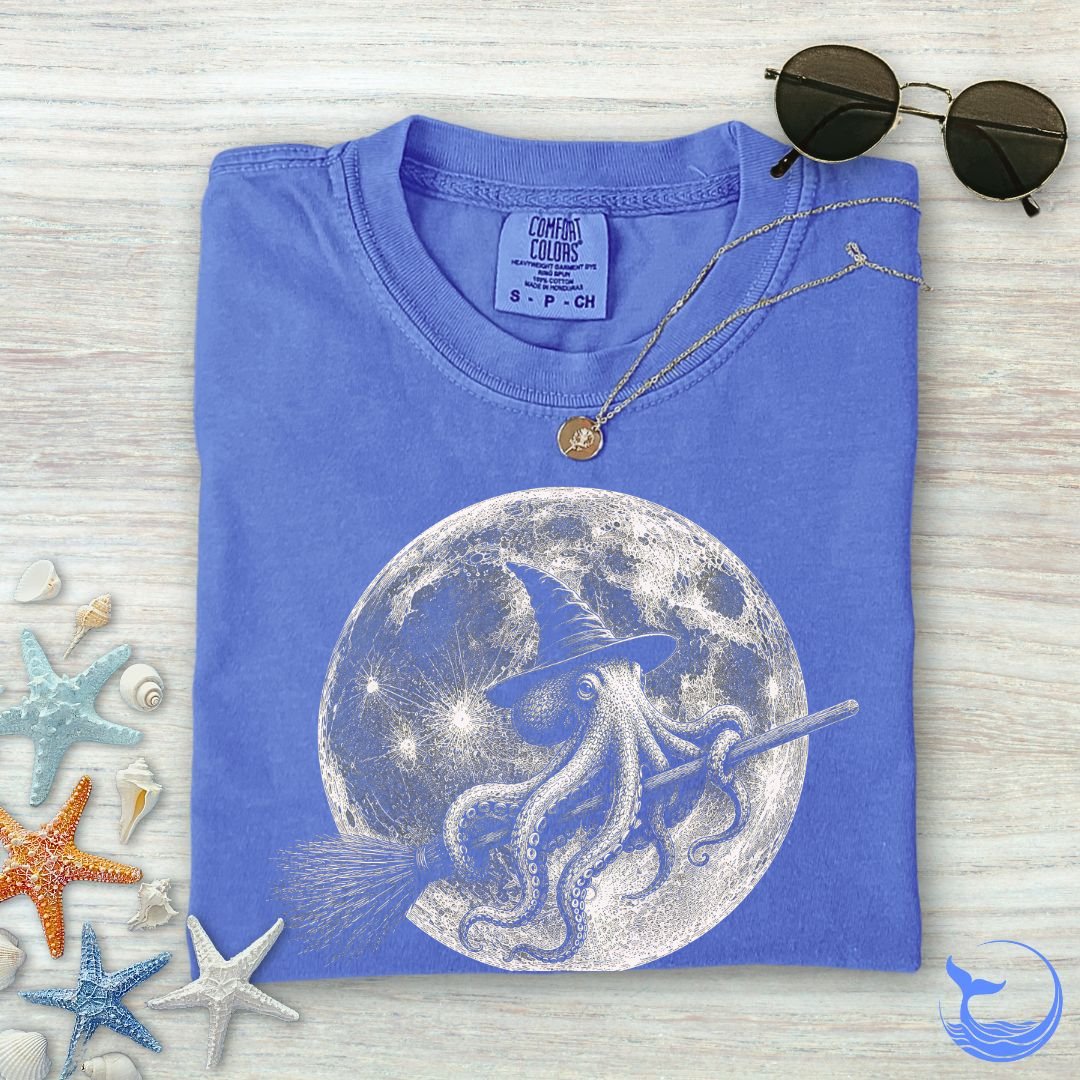 Witch Octopus Comfort Colors T-Shirt