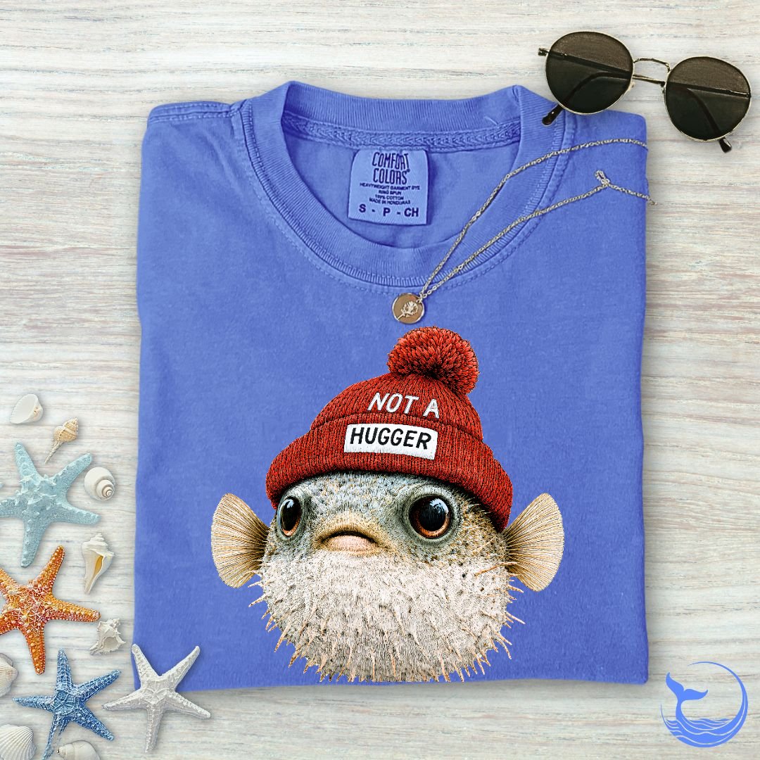 Hugger Pufferfish Comfort Colors T-Shirt