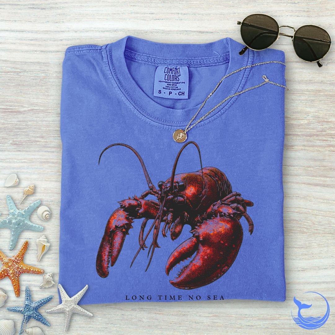 Long Time No Sea Lobster Comfort Colors T-Shirt
