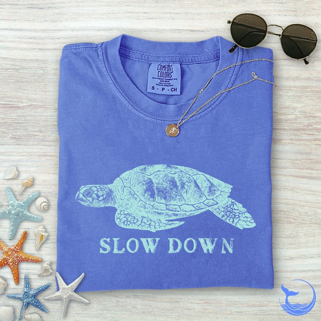 Slow Down Turtle Comfort Colors T-Shirt