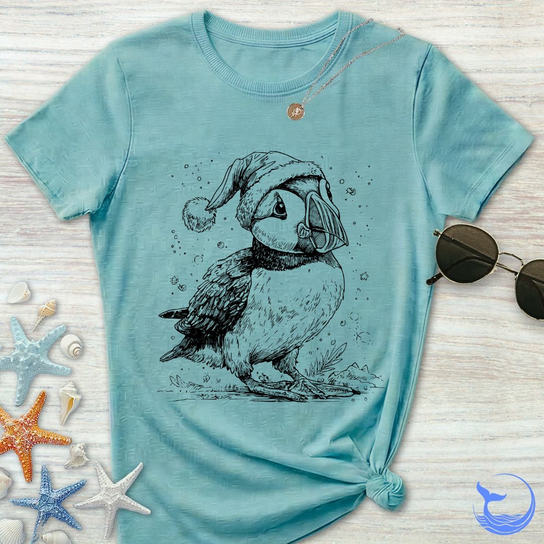Christmas Puffin Women's T-Shirt