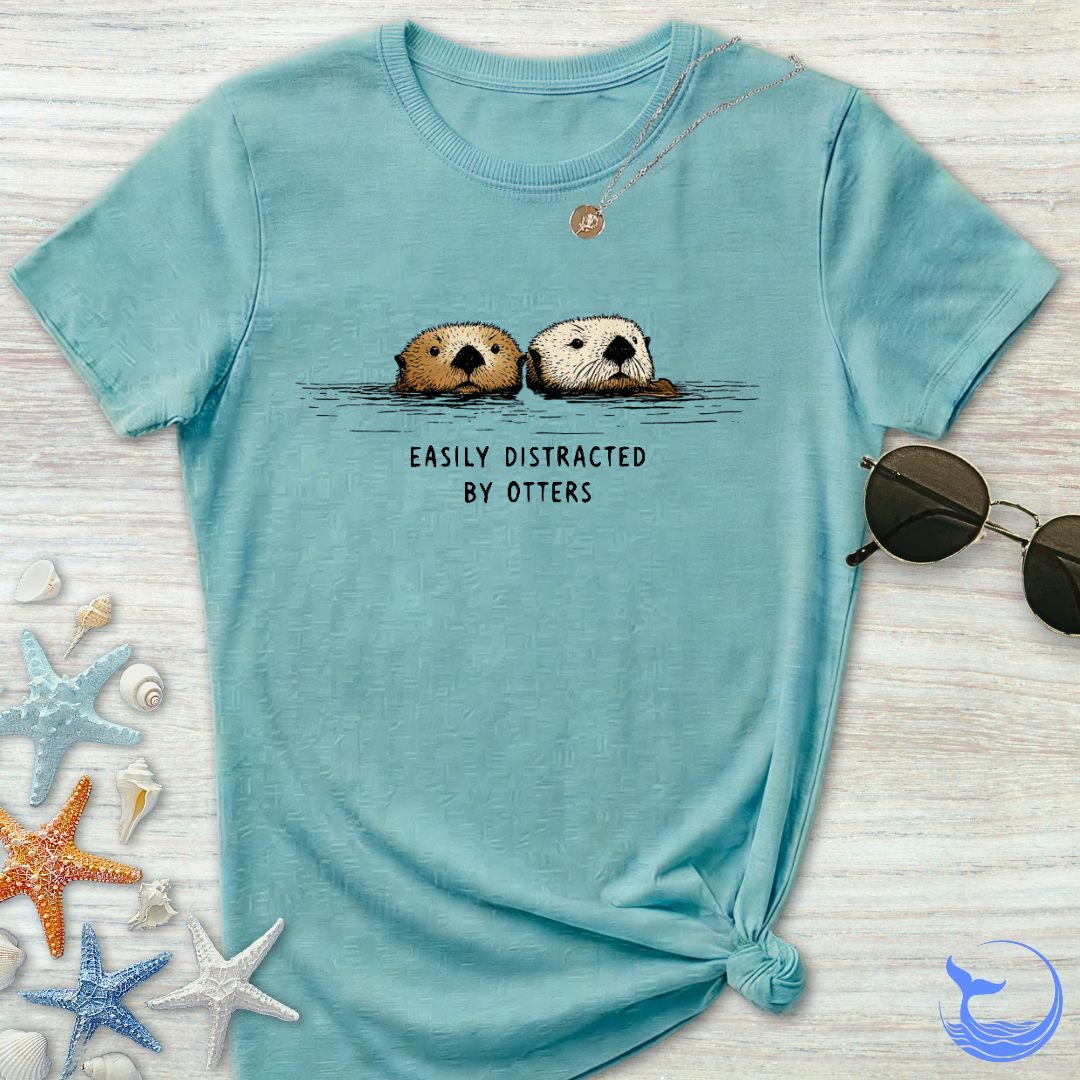 Distracted By Otters Women's T-Shirt
