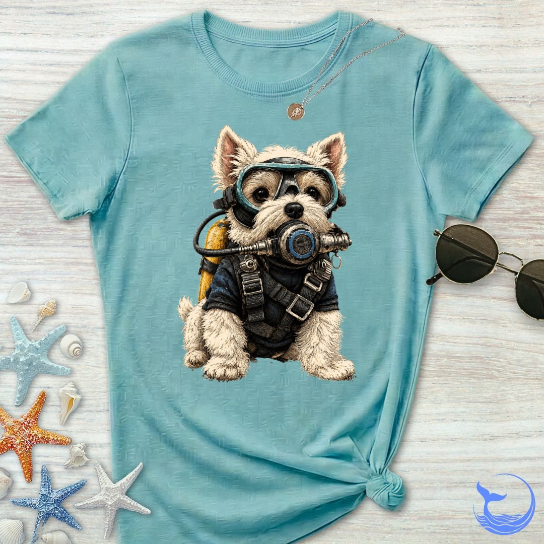 Scuba Diver Dog Women's T-Shirt