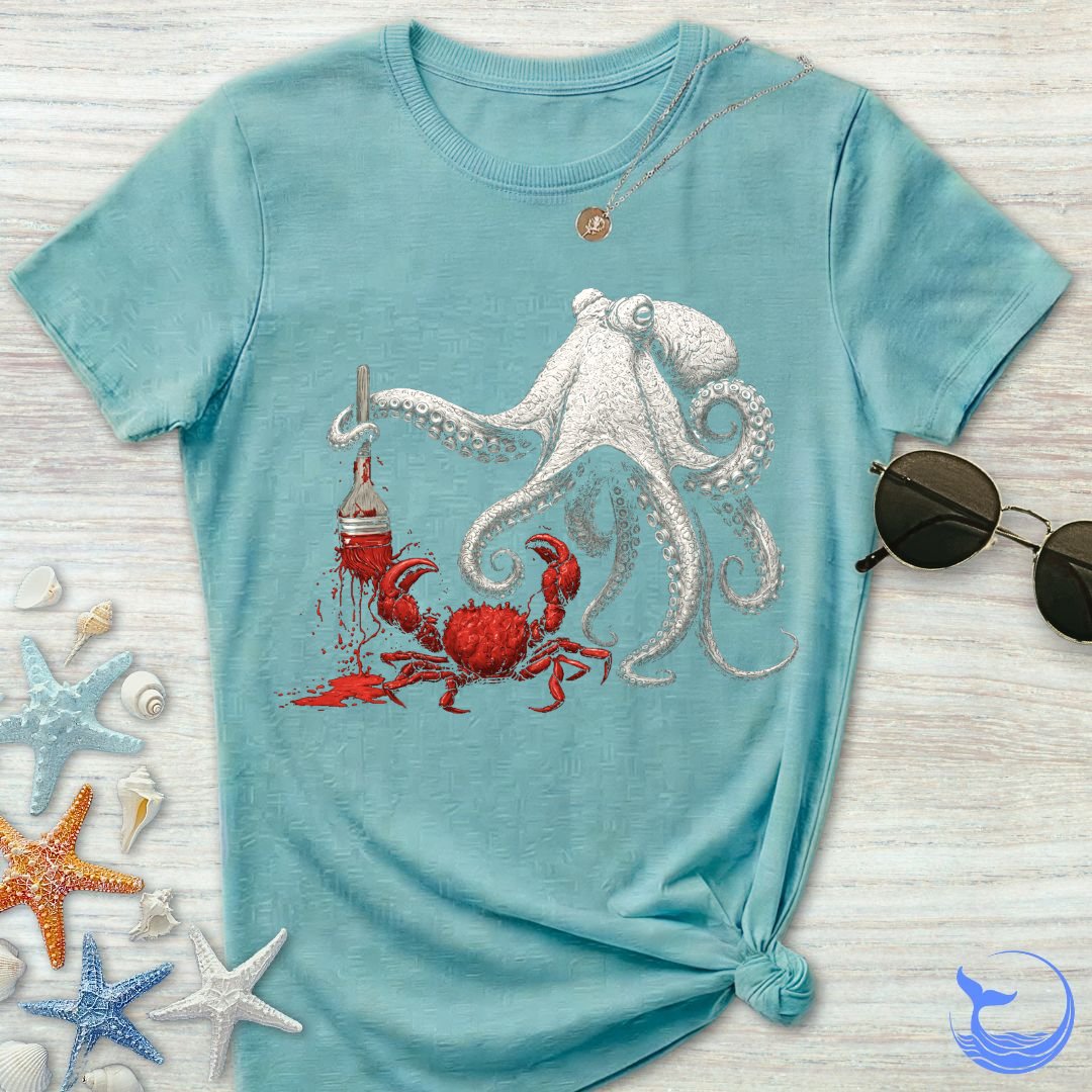Off To Paint Stuff, Octopus Women's T-Shirt