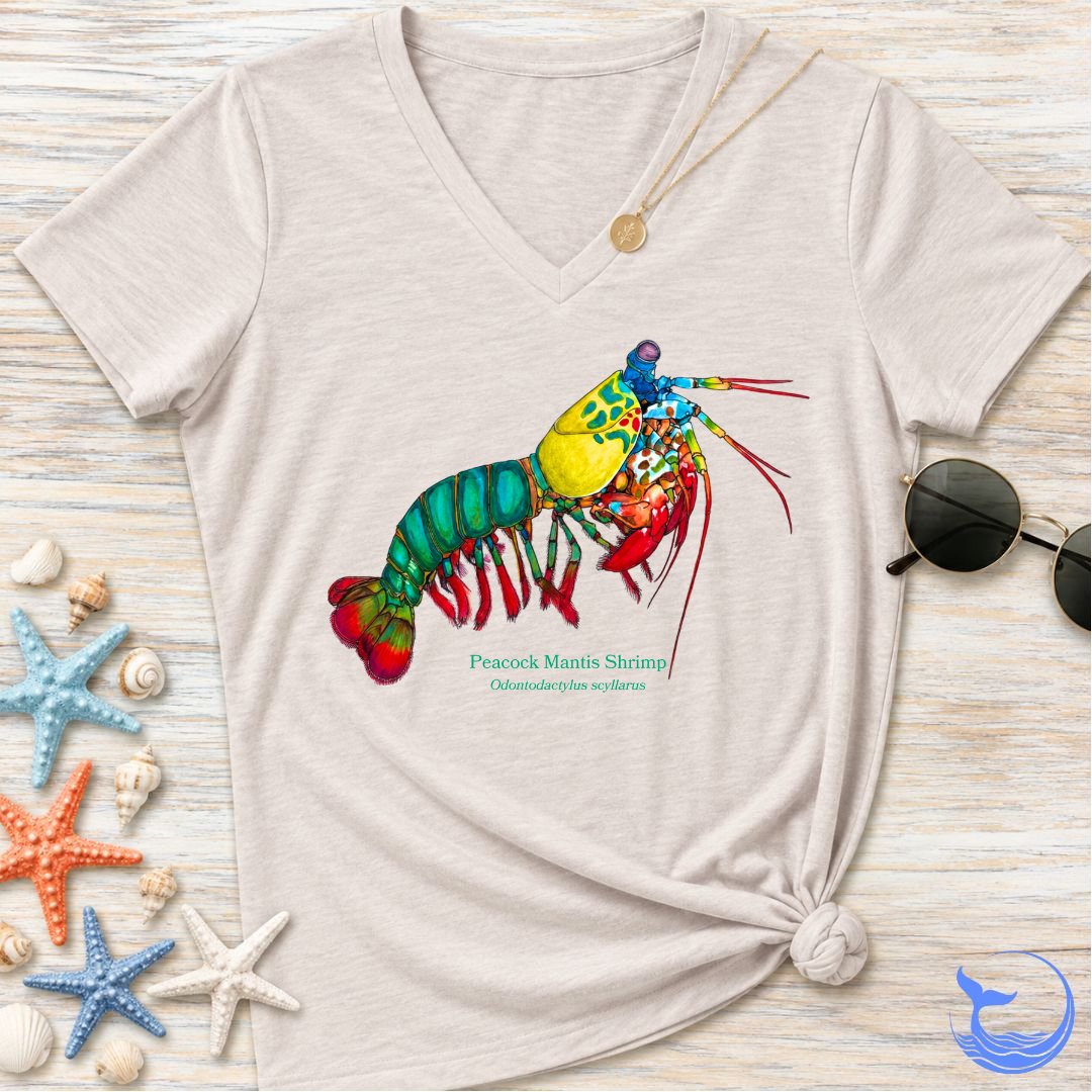 Mantis Shrimp Women's V-Neck T-Shirt