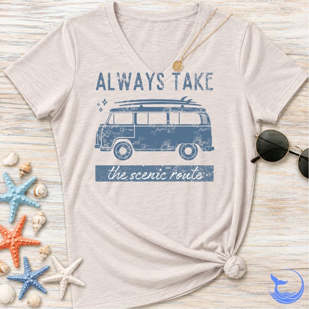Scenic Route Women's V-Neck T-Shirt