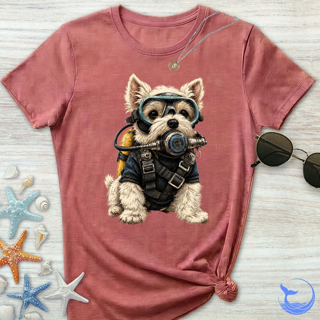Scuba Diver Dog Women's T-Shirt