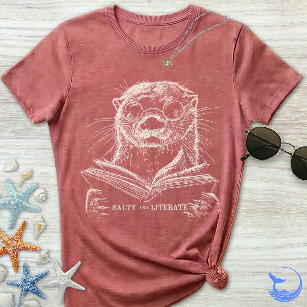 Salty and Literate Otter Women's T-Shirt
