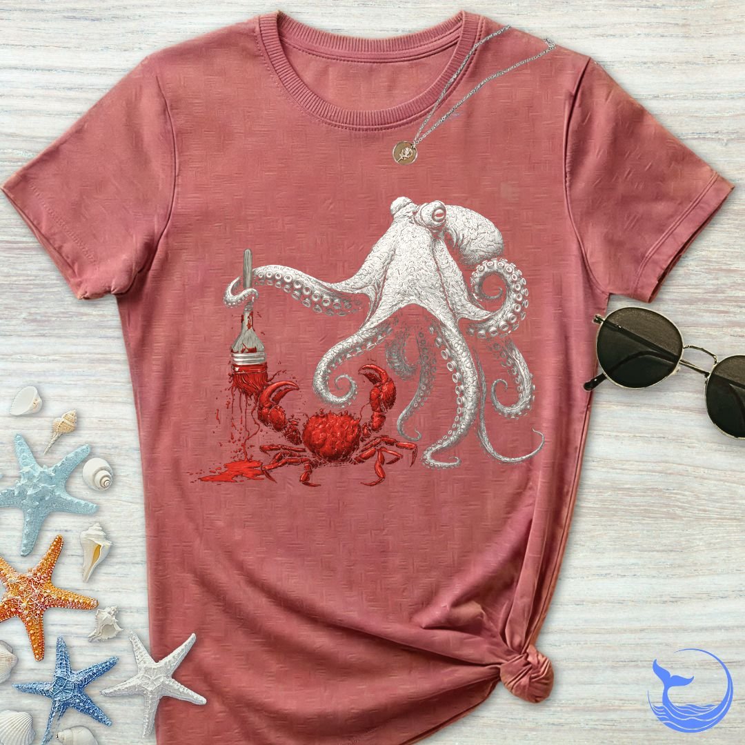 Off To Paint Stuff, Octopus Women's T-Shirt