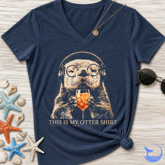 My Otter Shirt, Women's V-Neck T-Shirt