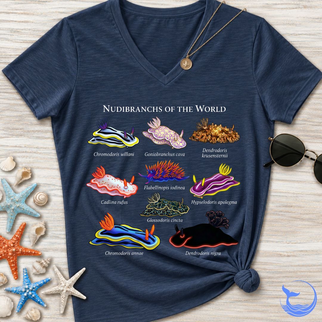 Nudibranchs Of The World Women's V-Neck T-Shirt