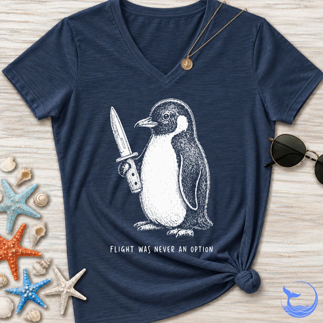 Flight Was Not An Option Women's V-Neck T-Shirt