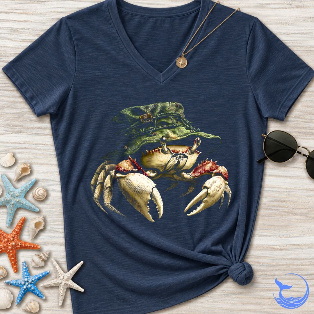 Summer Crab Women's V-Neck T-Shirt