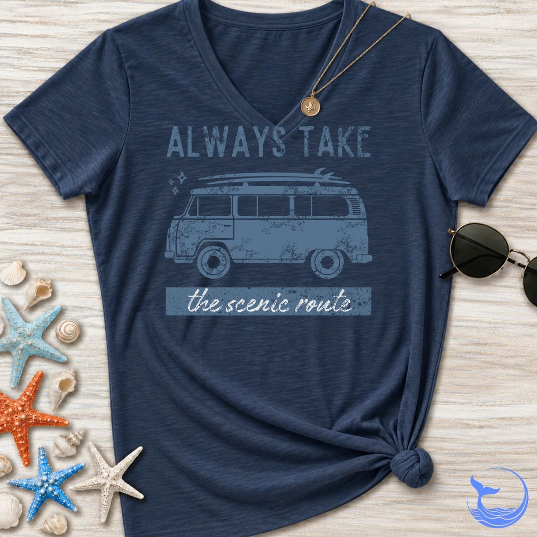 Scenic Route Women's V-Neck T-Shirt