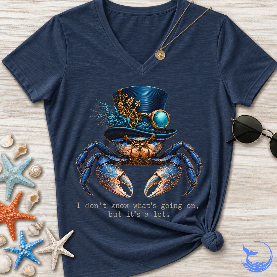 It's A Lot, Crab Women's V-Neck T-Shirt