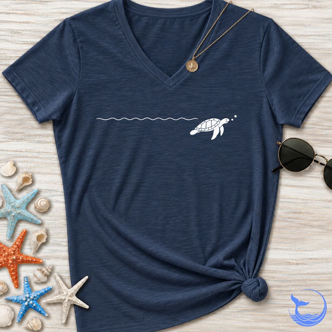 Turtle Trail Women's V-Neck T-Shirt