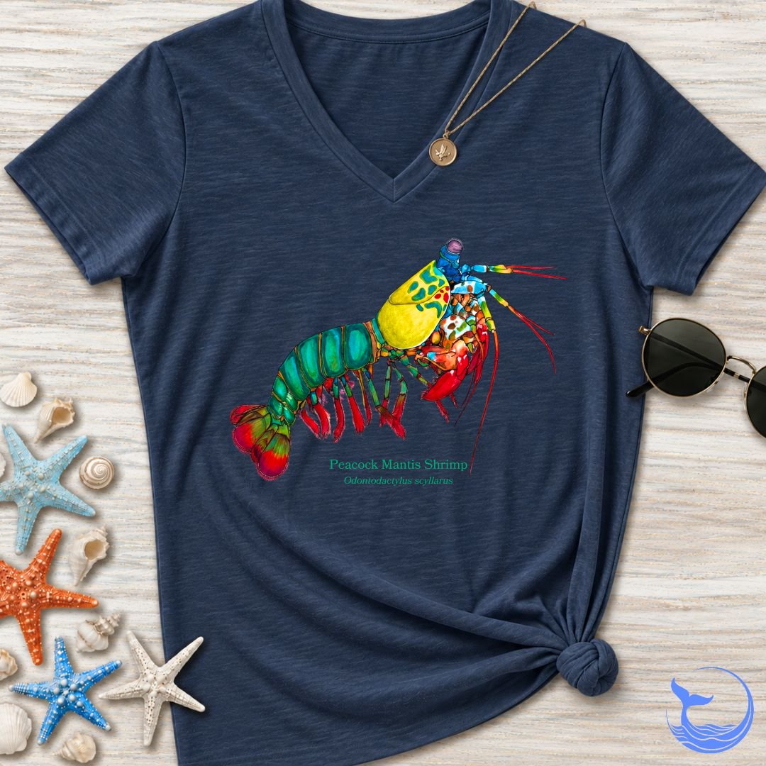 Mantis Shrimp Women's V-Neck T-Shirt