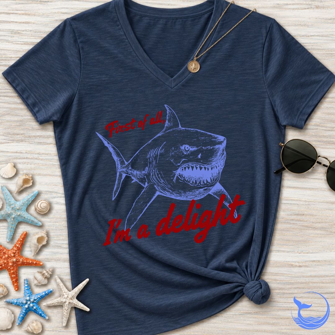 I'm a Delight Women's V-Neck T-Shirt