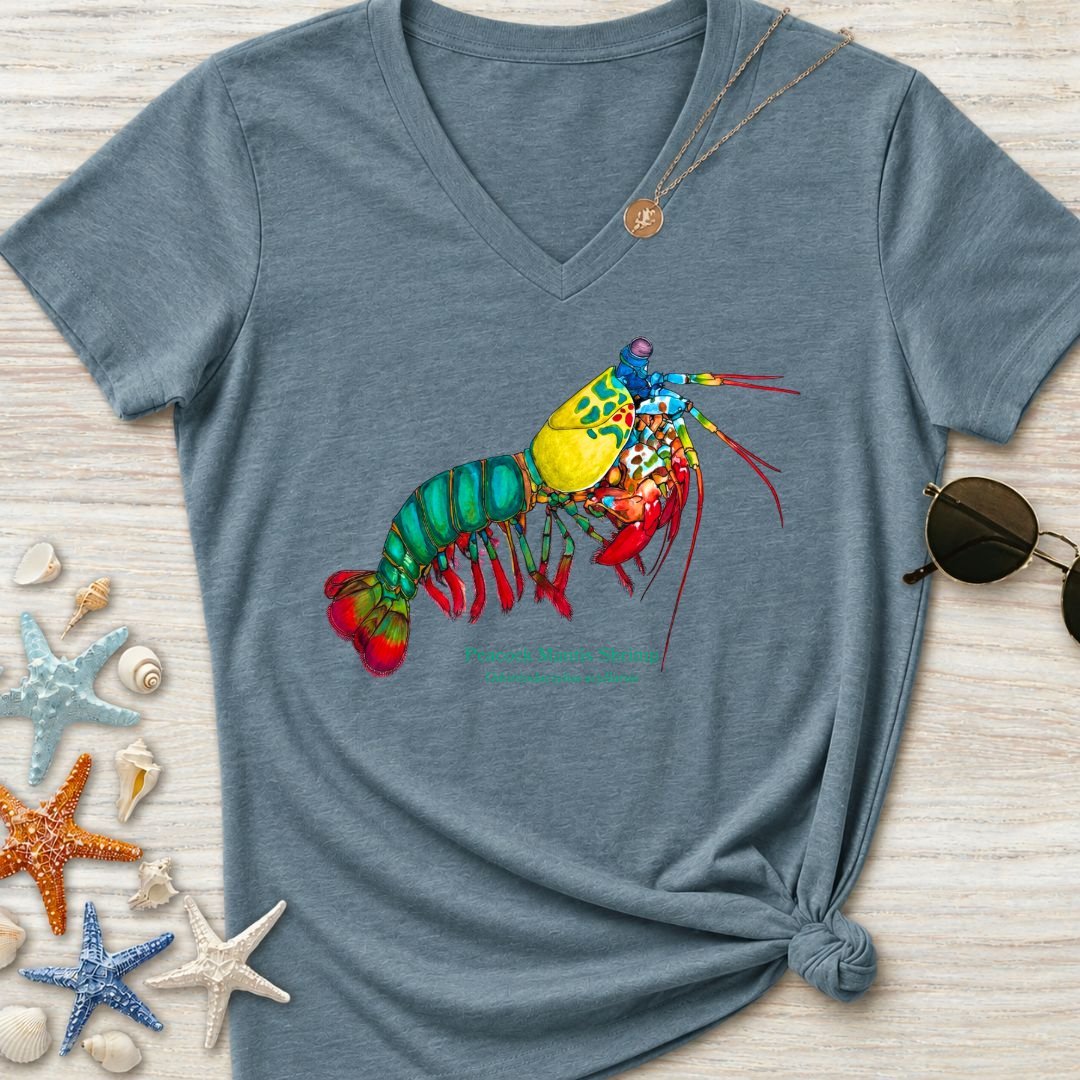 Mantis Shrimp Women's V-Neck T-Shirt