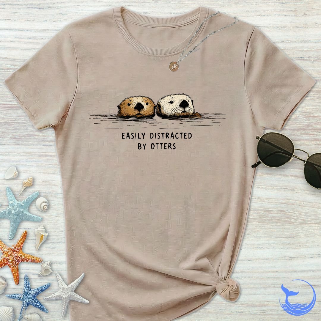 Distracted By Otters Women's T-Shirt
