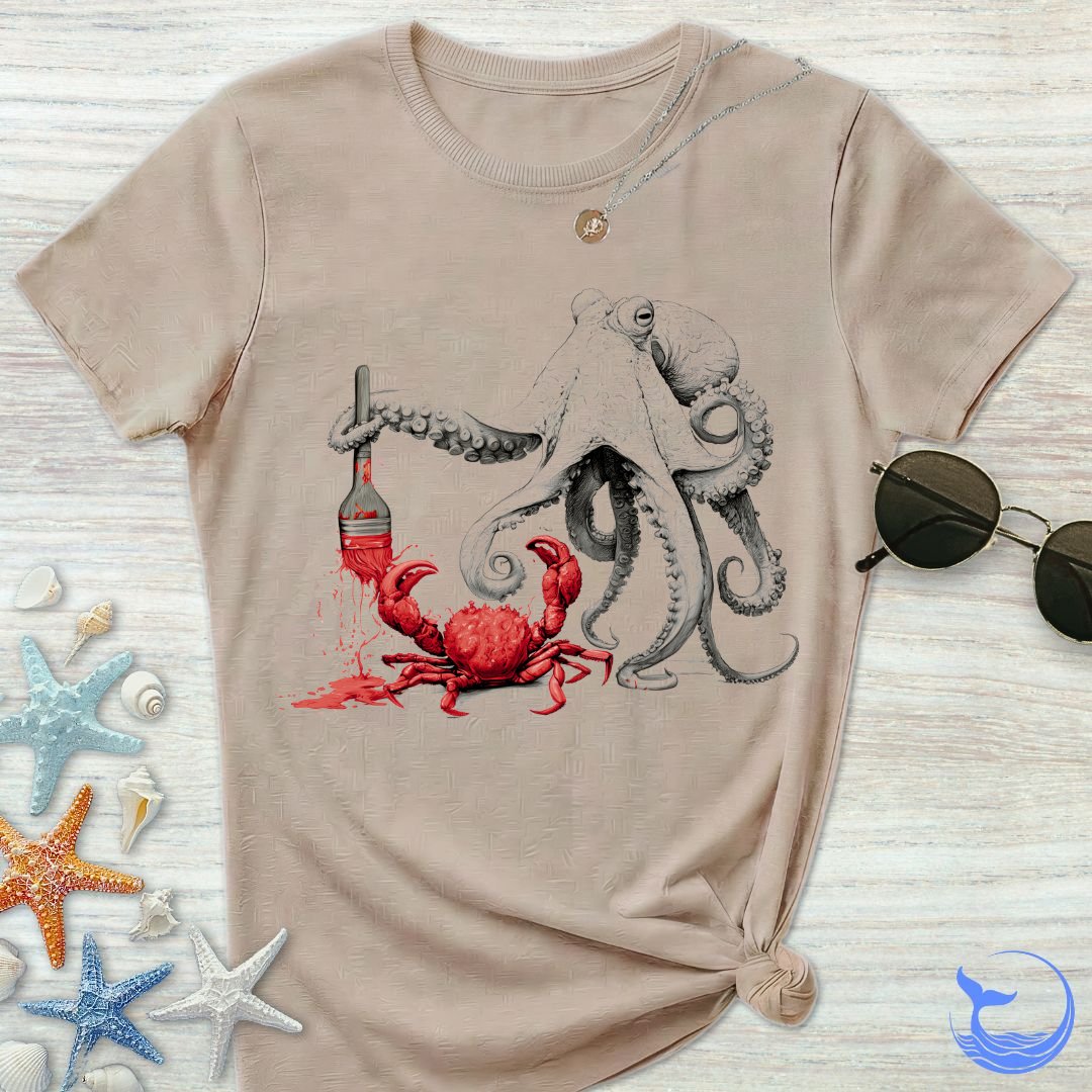 Off To Paint Stuff, Octopus Women's T-Shirt