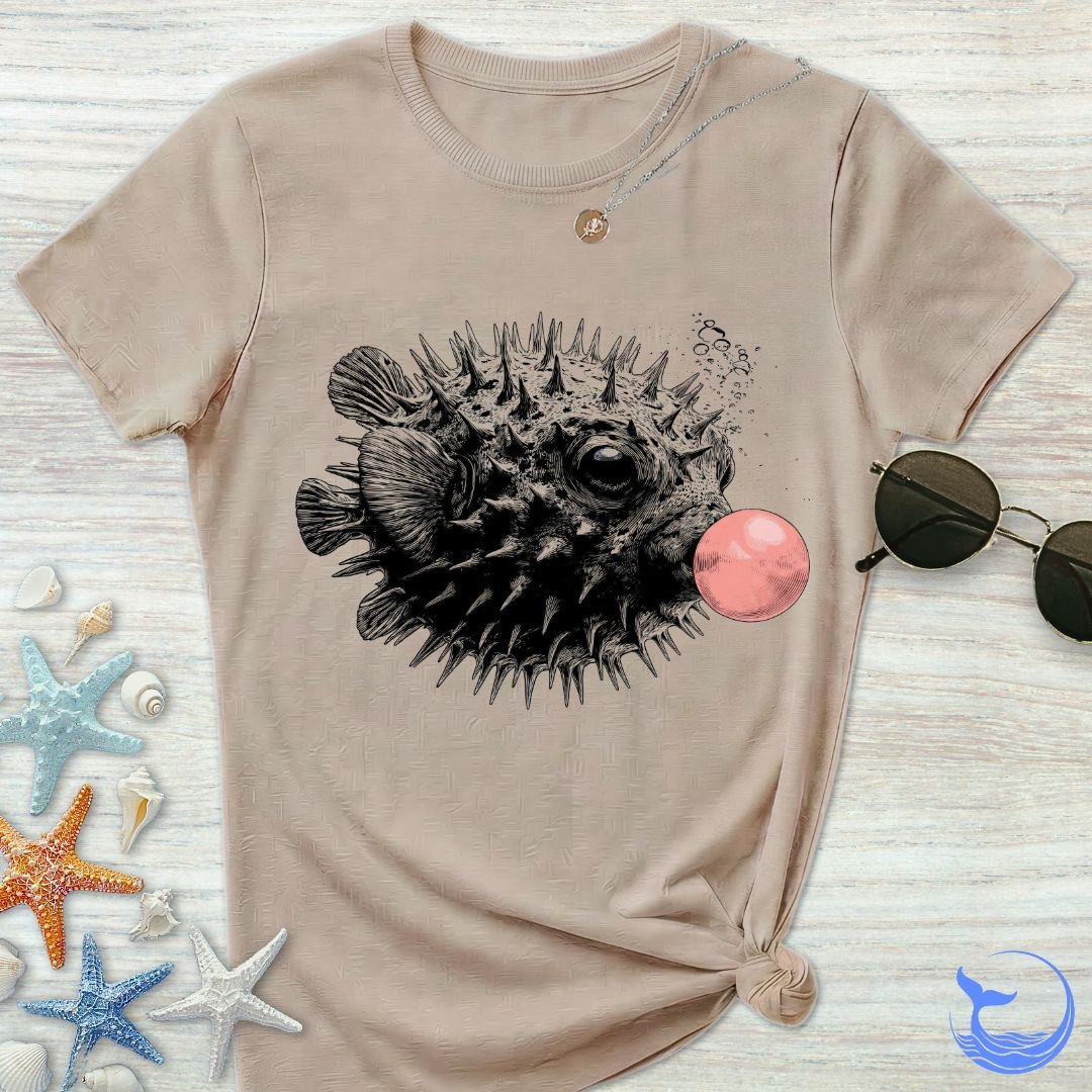 Bubblegum Pufferfish Women's T-Shirt
