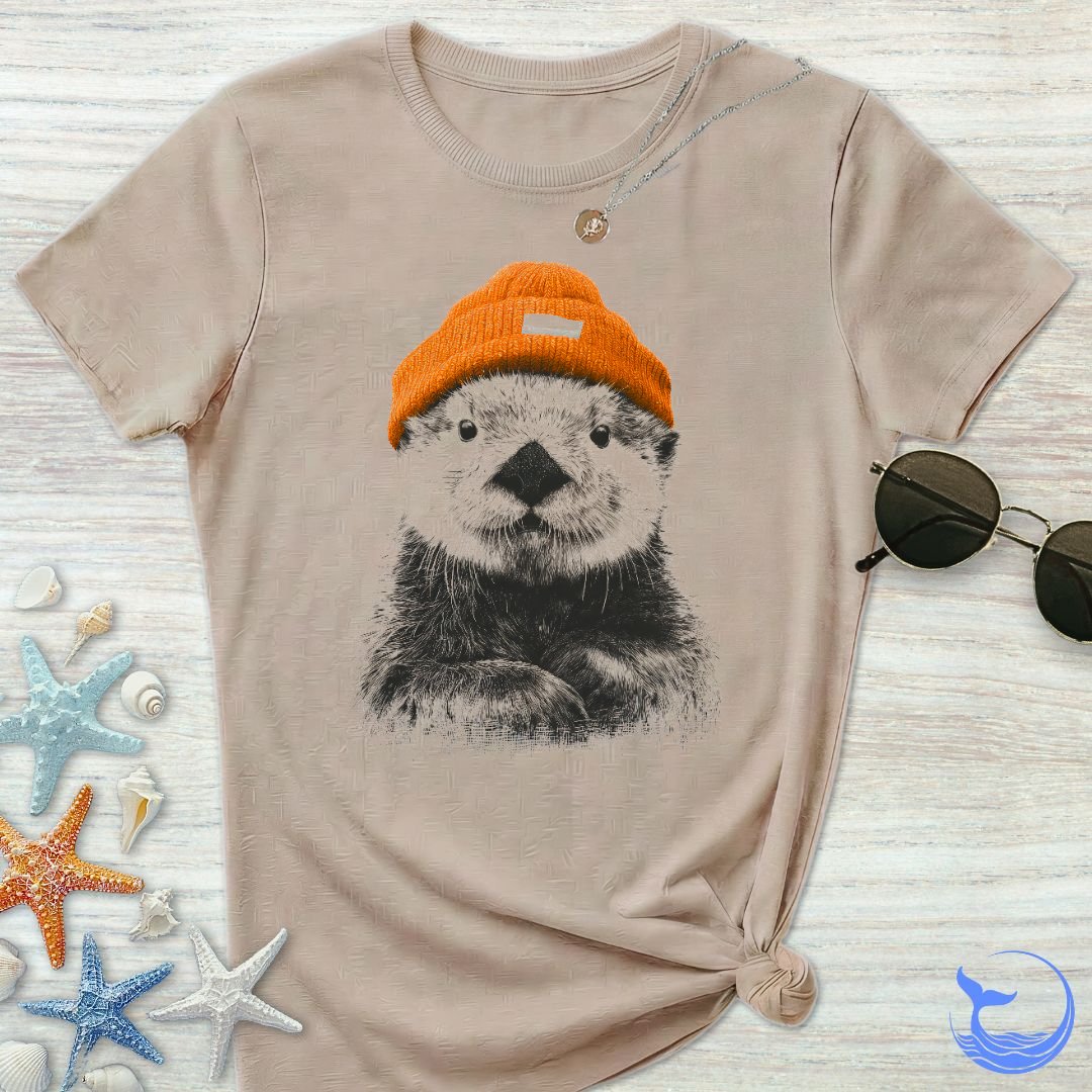 Winter Otter Women's Relaxed T-Shirt