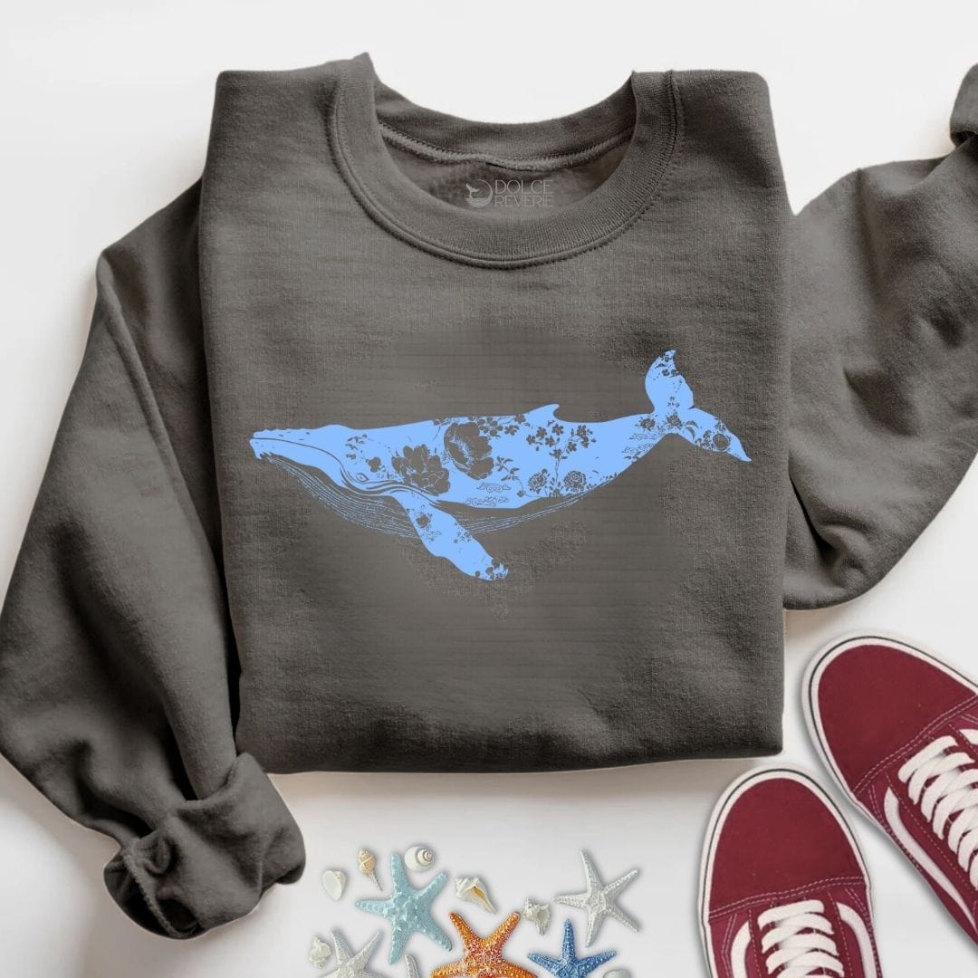 Ink Whale Sweatshirt S / Charcoal