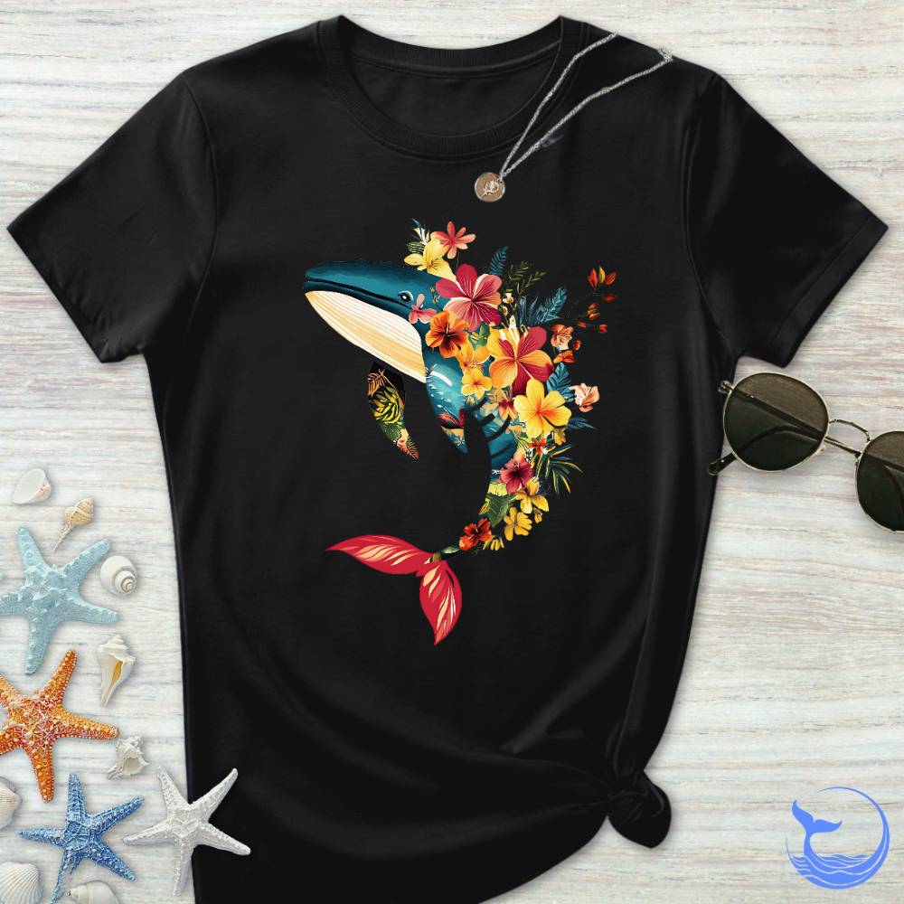 Floral Whale Women's T-Shirt